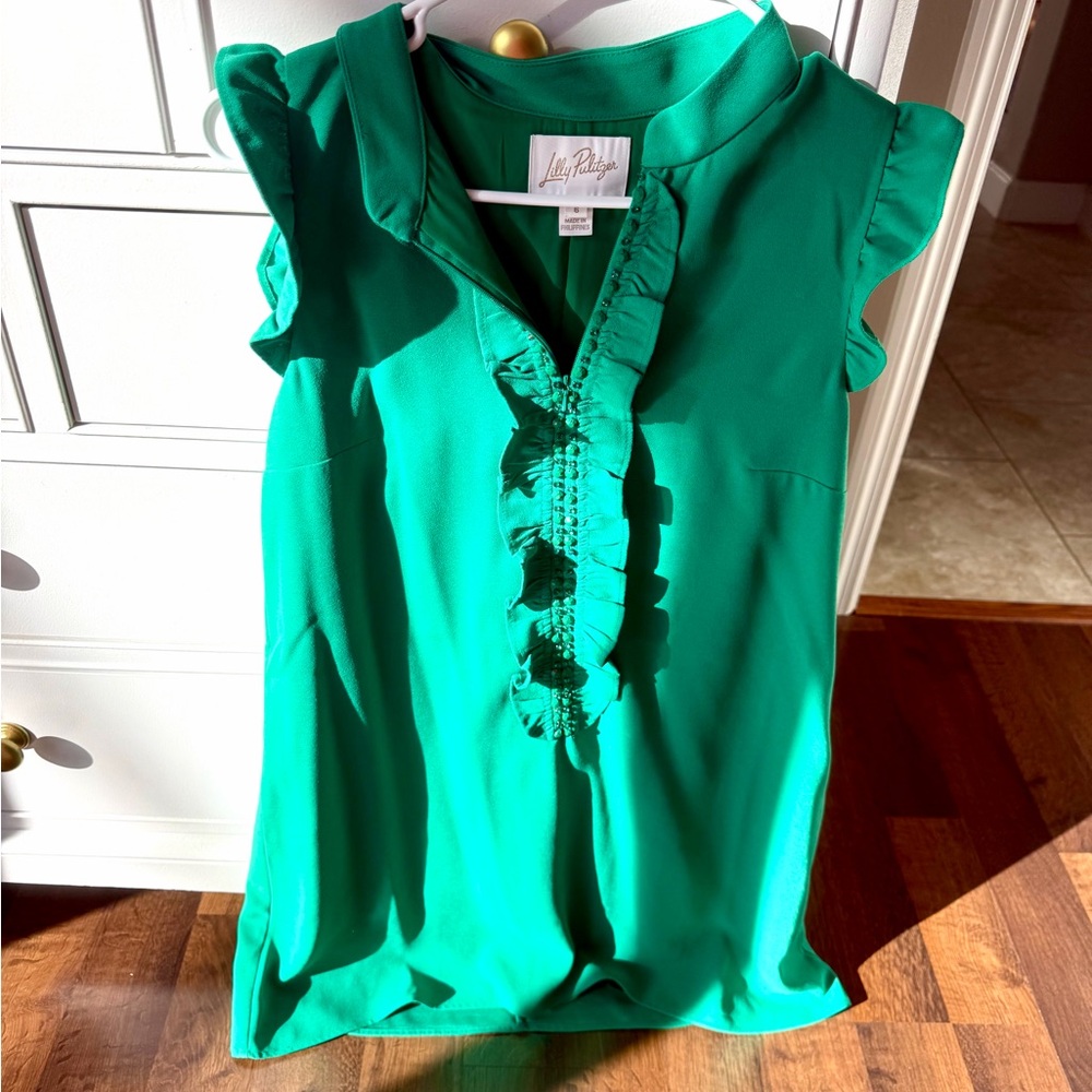 Lilly Pulitzer Vibrant Green Dress